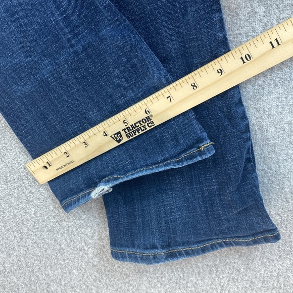 American Eagle skinny kick jeans size 6 low rise pocket glitter y2k flare - Picture 9 of 10